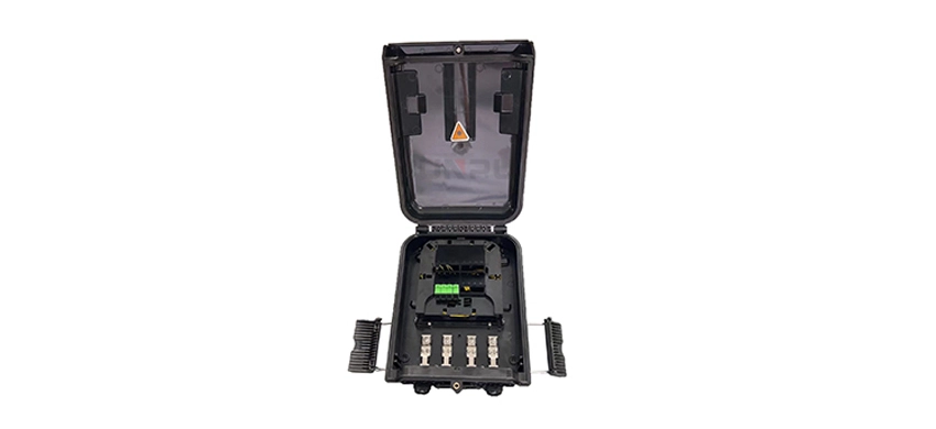Casetă de distribuție fibră Caja Nap 1X16 cu splitter
