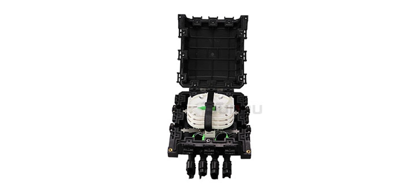 Cutie de distribuție fibră cu 8 porturi IP68