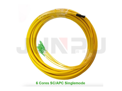 Pigtail fibră optică cu 12 nuclee, conector SC/PC, 900 µm, tip fan-out