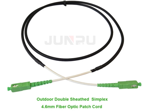 Cablu de patch fibră optică simplex pentru exterior, 4.6mm