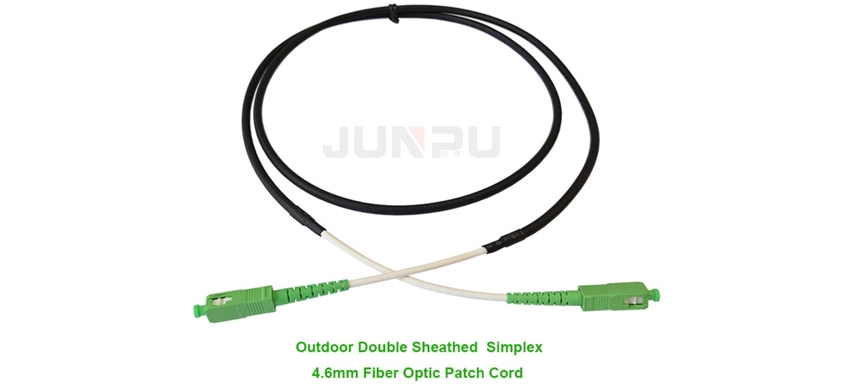 Cablu de conexiune cu fibră optică simplex pentru exterior, 4.6mm