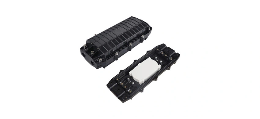 Incintă pentru fibră optică inline, 144 de fibre